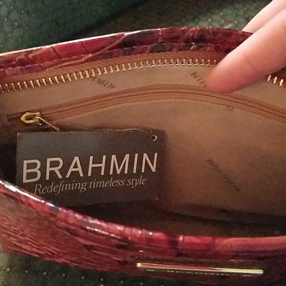 Brahmin mini pecan shoulder bag - Picture 3 of 4